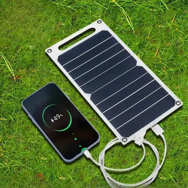 Placa Solar Portátil com USB - À Prova d'água