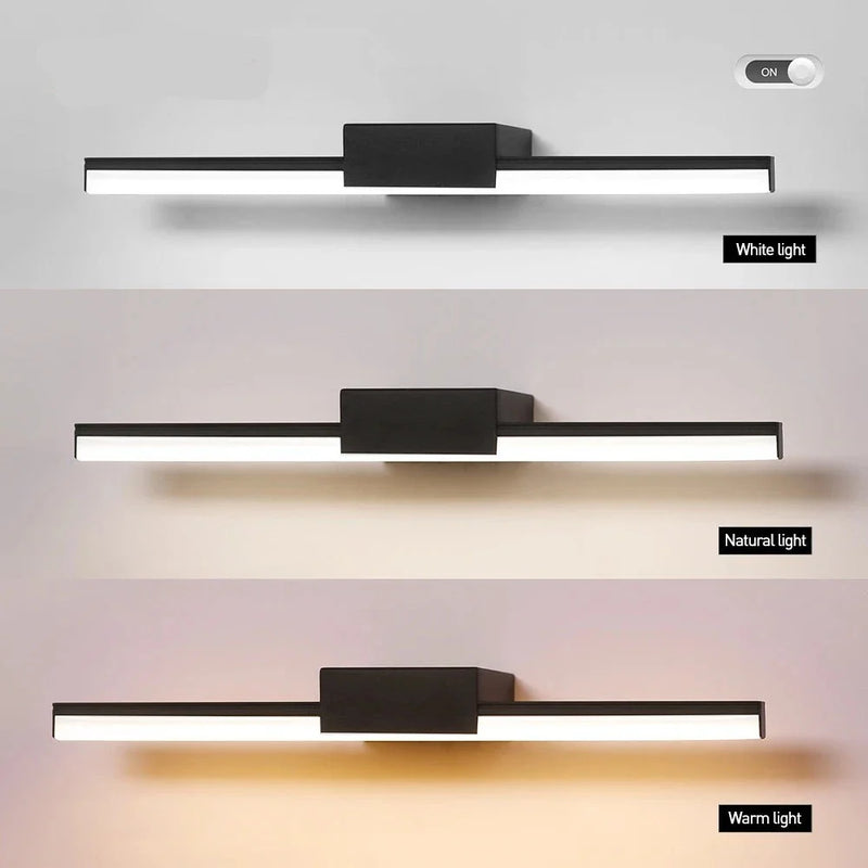 Luminária LED de Parede para Espelho de Banheiro - Modern Aura