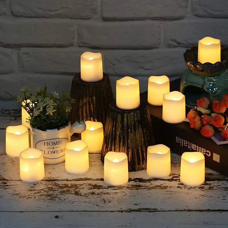 [24Pcs] Velas Eletrônicas LED Decorativas